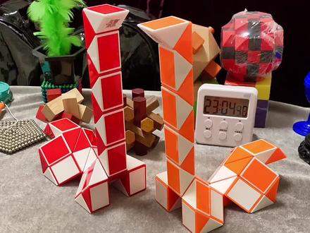 36段魔尺尼斯湖水怪的折法#百变魔尺 #魔尺 #益智玩具 #动手动脑 #萌知计划 @抖音青少年 #尼斯湖水怪