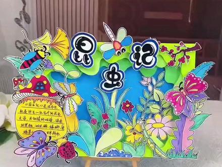 科普手抄报 【196电子版】昆虫记立体手抄报好书推荐阅读手抄报读书笔记读书卡#手抄报模板 #立体手抄报 #读书卡模板 #科普手抄报 #读书卡