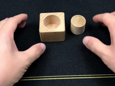 至今无人破解 你知道怎么取出圆锥吗#益智玩具