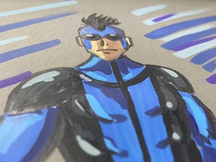 无敌融合系列之寻找最强~ #动漫手绘 #跟着抖音学画画 #手绘过程 #恩米丙烯马克笔 #无敌融合