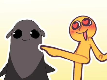 给我的脚嗦一口 合作meme 海狮是@小英wwww 画的@超级天下无敌炒鸡蛋 这位博主的二创内容。
被海豹嗦脚趾太好笑了和亲友笑了两天。