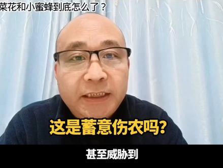 这是蓄意伤农吗?油菜花和蜜蜂到底怎么了?#农村#农业#农民#热点#蜜蜂油菜花