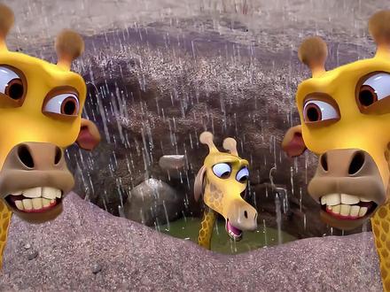 长颈鹿避雷因祸得福,拥有闪电超能力