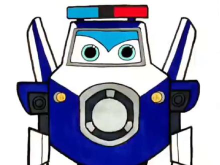 #简笔画#超级飞侠#包警长 #简笔画