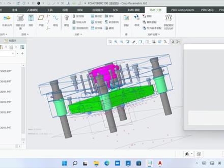 小水口三板模具小拉杆安装