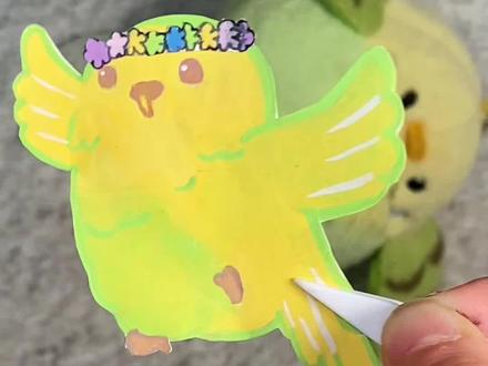 今天去了鹦鹉鸟咖真的超级开心,回来也做了鹦鹉小鼻嘎安静书,我们一起来玩儿吧!#安静书 #鹦鹉 #手工diy