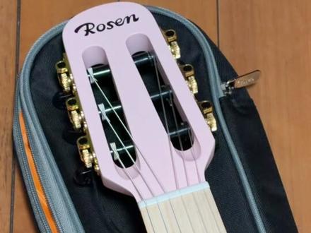 卢森V1吉他开箱🎸 按弦真的不痛啦#卢森v1无痛吉他#卢森吉他#开箱#弹唱#新手吉他推荐