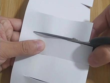 单张纸剪大环#元宵节 #折纸 #奥数#大环