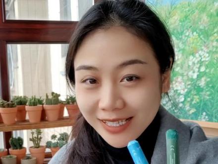 三支油画棒,画幅油菜花,一起来#画出春日的浪漫可爱 #治愈系风景 #油画棒