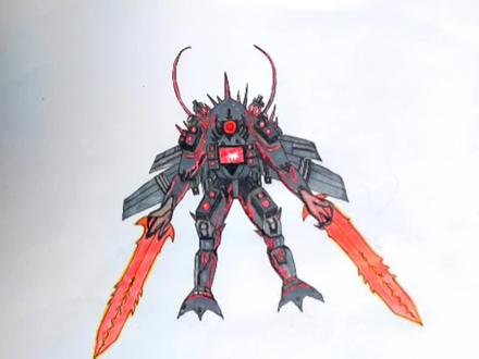 一步一步画红莲泰坦#监控人怎么画#原画 #马桶人 #画画