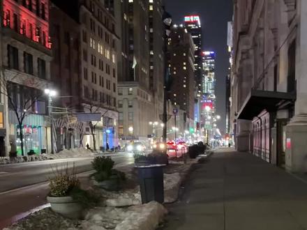 纽约~曼哈顿 帝国大厦 2026年春节 点亮中国红