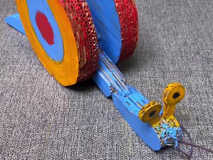 纸板蜗牛,升级版#自制玩具 #创意diy #手工diy