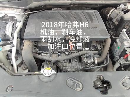 2018年哈弗H6机油,刹车油,冷却液,雨刮水加注口位置