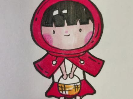 教你画简单的小红帽#简笔画 #简笔画 #可爱 #画画 #原创 #创意 @抖音小助手 @DOU+上热门 @DOU+小助手