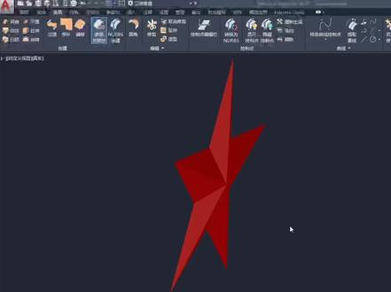#cad讲堂 #cad三维建模 #零基础学cad 两分钟教你学会画五角星建模#cad初学入门教程