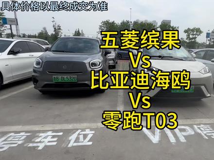 五菱缤果
vs比亚迪海鸥
Vs零跑t03
谁才是微型车之王
#新能源领航计划 #懂车帝 #上抖音看新车
