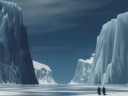 #知识科普 #静心看世界 #神奇大自然 冰山是如何形成的#敬畏自然