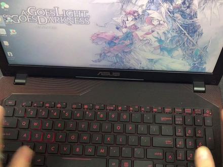 干货分享拆机华硕电脑飞行堡垒,笔记本清灰处理散热换硅脂