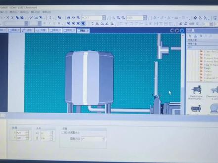 第四十七集:西门子SMART 1000IE V3组态入门-画面组态(搭积木)#plc #电工 #自动化 #触摸屏组态#中视频伙伴计划