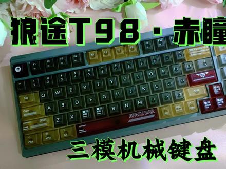 【键盘评测】狼途T98•赤瞳骇客|RGB是它的皮肤,客制化内胆才是它的灵魂!
#狼途#狼途键盘 #客制化键盘 #狼途T98#数码外设