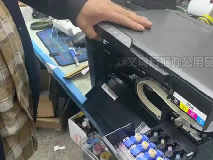 爱普生l3258更换打印头字车排线#专业维修 #打印机维修#打印机维修 教程
