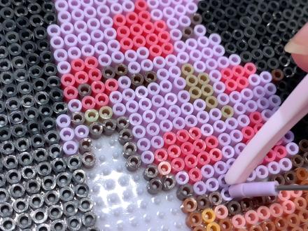 拼豆图纸等比缩小?教你邪修30s出图 #重生之我迷上了拼豆 #拼豆图纸世界计划 #拼豆 #像素画 #重生之我爱上拼豆
