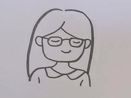 #教师节 教师节快到了,给我们美丽的老师画一副画吧#老师 #老师简笔画