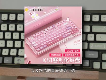 【LEOBOG K81】拆解评测——铝坨坨手感的亚克力键盘 #机械键盘 #LEOBOG #K81
