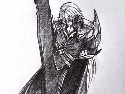 李信的踢腿挑战 #李信#踢腿#一字马#王者荣耀#手绘二创