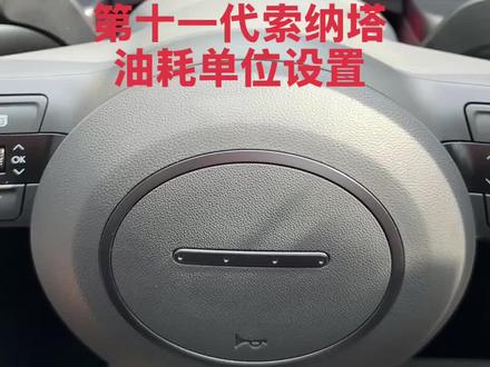 第十一代索纳塔油耗单位正确设置,你设置对了吗?#真质生活自在出行#好车不惧对比#驭马赴新春#打开门安心赴团圆#我的春节任意门