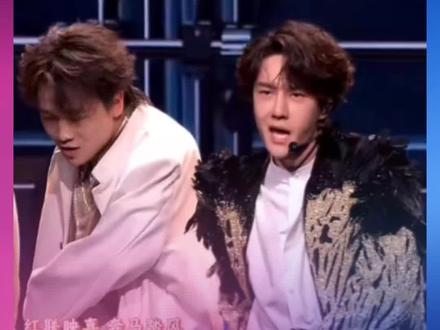 再次回顾王郭春晚炸场舞台#王一博#郭富城