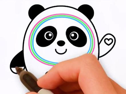 简简单单几步,就能和孩子一起画个冰墩墩,学不会你来打我。#简笔画 #涨知识 #一起学画画 #画画#亲子 @DOU+小助手