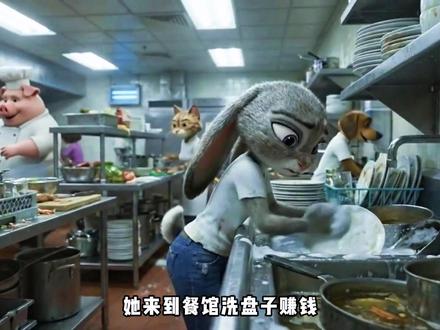 朱迪和夏奇羊走上舞台 #动画 #二次元 #ai动画