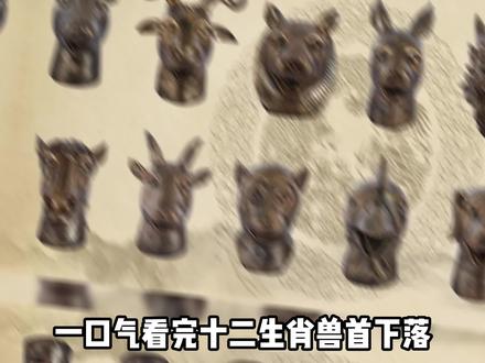 兽首专题:十二生肖兽首如今下落如何? #十二生肖兽首 #十二生肖兽首回归 #科普一下 #涨知识 #省流侠