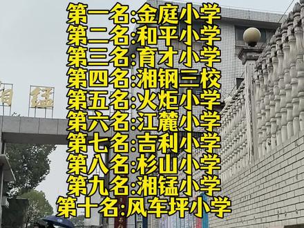 湘潭前十小学排名#湘潭 #湘潭农家乐@抖音小助手