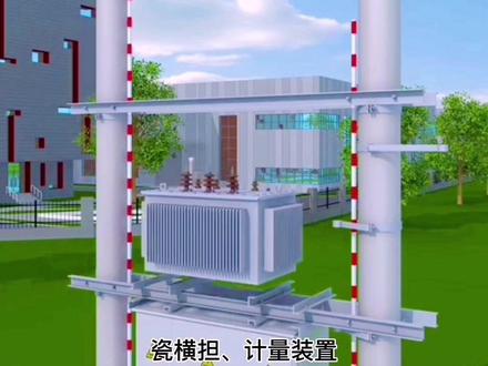 配电变压器台架的组成以及安装要求口诀!#电力观察 #油浸式变压器 #电工 #电力知识 #电工知识 #电线杆