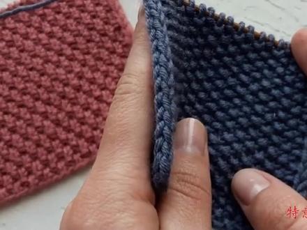 教大家两种方法,解决织围巾时织物两侧松垮,不紧致的问题