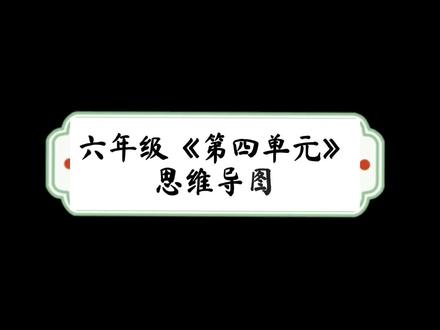 #创作灵感 #学浪计划 #在抖音学习 #小升初 六年级下册第四单元 比例、比例尺#思维导图 #萌知计划 @DOU+小助手