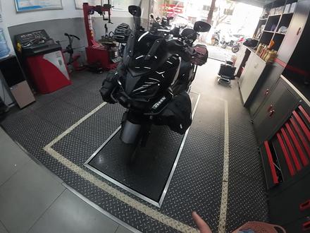 赛科龙RT250到店升级巴祖卡减震! #赛科龙RT250 #巴祖卡减震 #减震升级 #摩托车改装