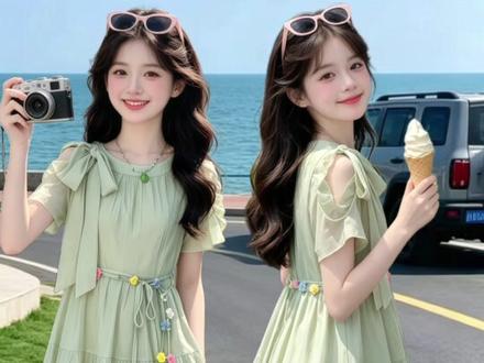 家里有中大童女儿的,这件大码可以穿到140斤的女童新款连衣裙,趁着价格便宜,发货快,赶紧给女儿安排起来!#女童夏季新款连衣裙 #春夏才是穿搭的主场 #女大童穿搭推荐 #女童裙子 #裙子