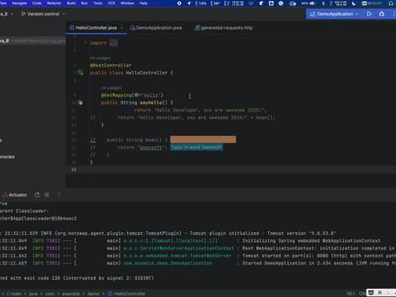 十倍提速:Java 8 Spring开发热部署
#新年灵感三分钟
告别改一行代码 重启Spring服务等半分钟的日子(Java 8)!
-javaagent:/完整路径/hotswap-agent.jar
https://github.com/HotswapProjects/HotswapAgent/releases
https://github.com/dcevm/dcevm/releases
JDK 8u181 下载:https://repo.huaweicloud.com/java/jdk/8u181-b13/
Mac: sudo jar ./DCEVM-8u181-installer-build2.jar