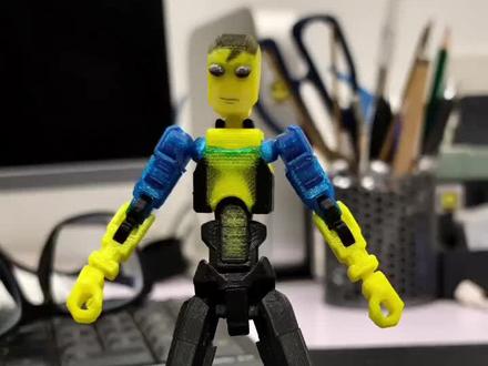 这回的你们喜欢吗?#可动人偶 #3d打印 #幸运13 #无敌少侠