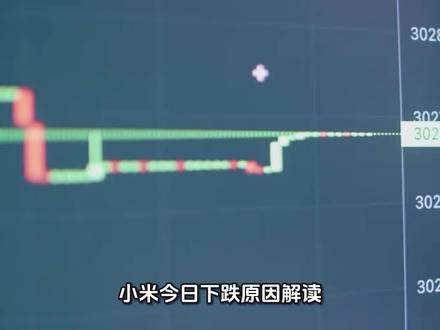 小米今日下跌原因解读#小米 #下跌的原因
