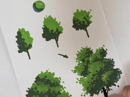 从基本的几何体入手去画树,理解了以后,从简单到复杂的树就都能驾驭啦~
#画画其实很简单 #跟着抖音学画画 #丙烯马克笔 #绘画教程 #一起学画画