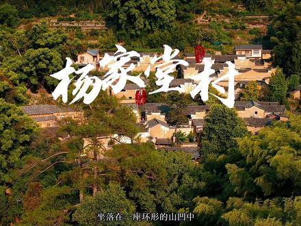 带你走进江南的布达拉宫——丽水杨家堂村。#大美中国 #古村落风景 #传统文化 @抖音热点宝