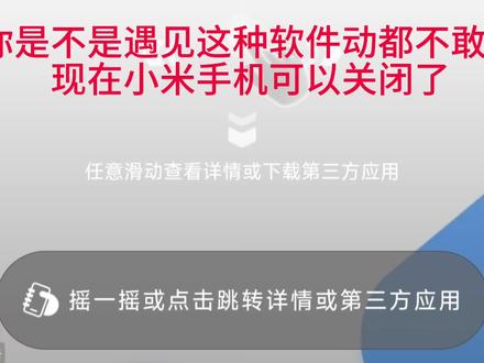 小米13安排上了,摇一摇广告可以关闭了!#小米13 #miui小技巧 #miui14彩蛋 #MIUI14