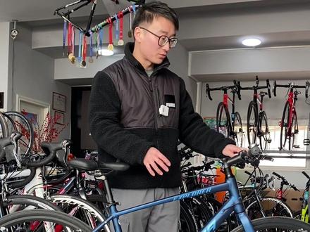 美利达探索者300平把公路车#创作灵感 #公路车 #自行车 #骑行 #自行车推荐