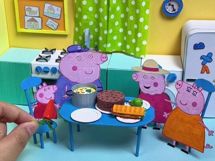 到底谁的食物有问题 #手工制作 #破案小故事 #小猪佩奇