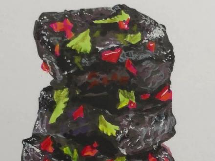 彩铅臭豆腐画法,你学废了吗?#彩铅