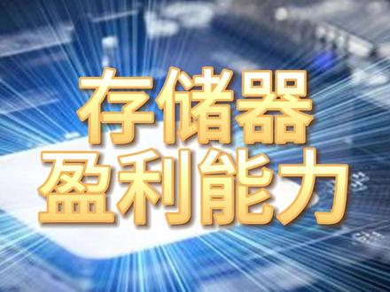 存储器,盈利最强的10家企业 #存储器 #盈利能力